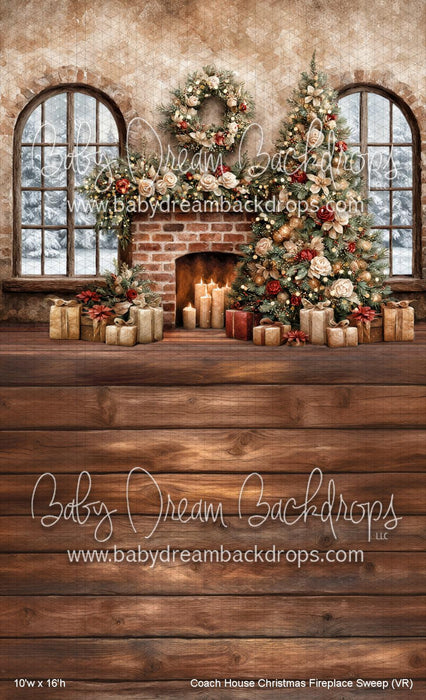 Coach House Christmas Fireplace Sweep (VR)