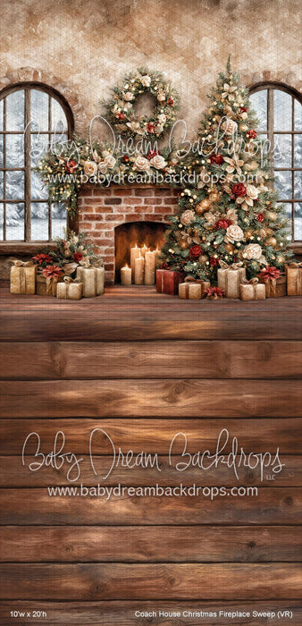 Coach House Christmas Fireplace Sweep (VR)