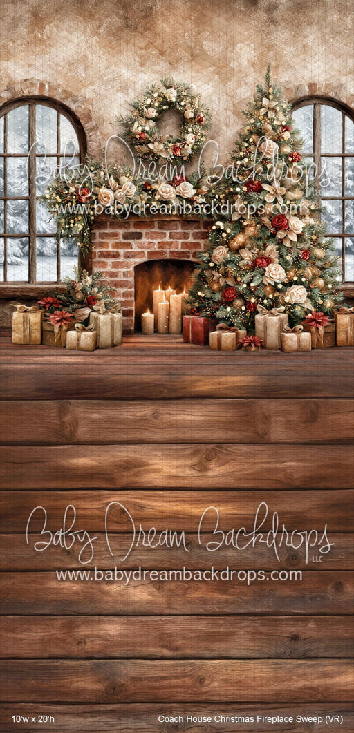 Coach House Christmas Fireplace Sweep (VR)