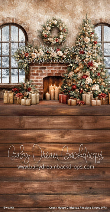 Coach House Christmas Fireplace Sweep (VR)