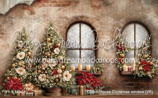 Coach House Christmas window (VR)