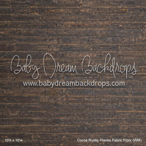 Cocoa Rustic Planks Fabric Floor (WM)