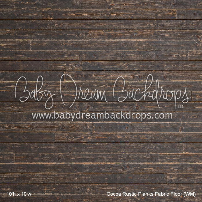 Cocoa Rustic Planks Fabric Floor (WM)