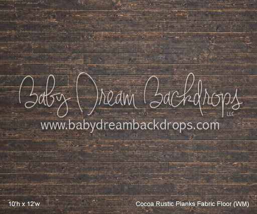 Cocoa Rustic Planks Fabric Floor (WM)