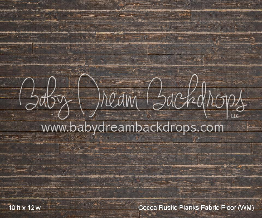 Cocoa Rustic Planks Fabric Floor (WM)