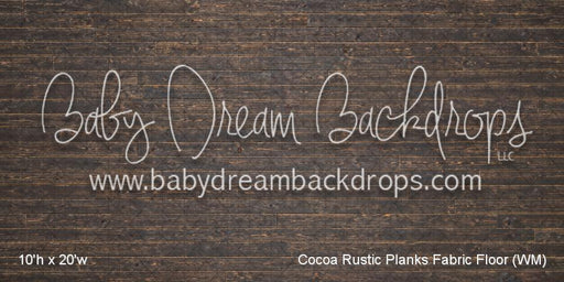 Cocoa Rustic Planks Fabric Floor (WM)