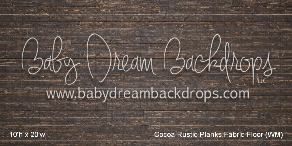 Cocoa Rustic Planks Fabric Floor (WM)