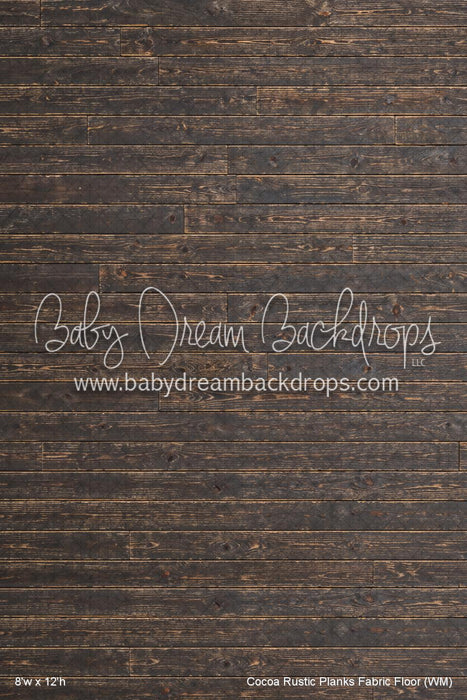 Cocoa Rustic Planks Fabric Floor (WM)