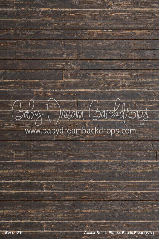 Cocoa Rustic Planks Fabric Floor (WM)