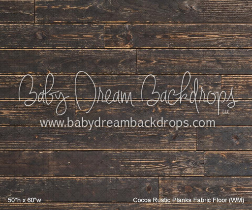 Cocoa Rustic Planks Fabric Floor (WM)