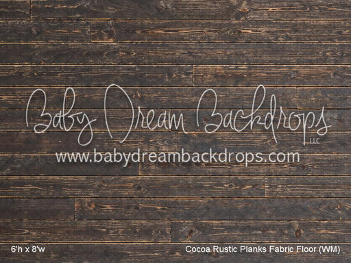 Cocoa Rustic Planks Fabric Floor (WM)