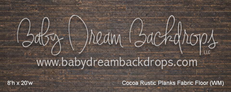 Cocoa Rustic Planks Fabric Floor (WM)
