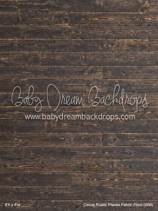 Cocoa Rustic Planks Fabric Floor (WM)
