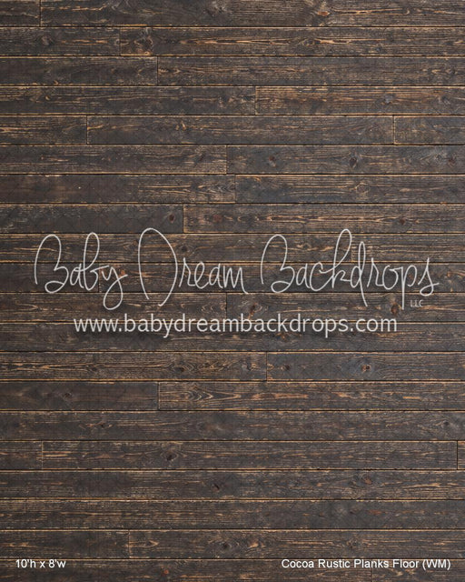 Cocoa Rustic Planks Fabric Floor (WM)