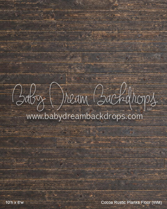 Cocoa Rustic Planks Fabric Floor (WM)