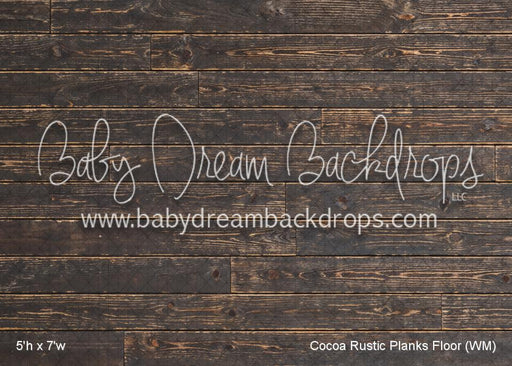 Cocoa Rustic Planks Fabric Floor (WM)