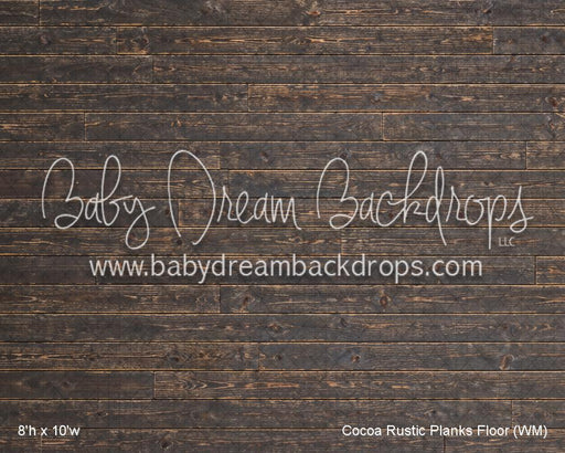 Cocoa Rustic Planks Fabric Floor (WM)