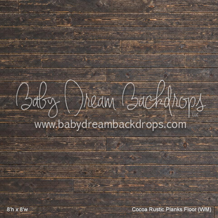 Cocoa Rustic Planks Fabric Floor (WM)