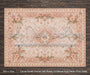 Cocoa Rustic Planks with Rosey Christmas Rug Fabric Floor (WM)