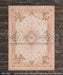 Cocoa Rustic Planks with Rosey Christmas Rug Fabric Floor (WM)