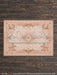 Cocoa Rustic Planks with Rosey Christmas Rug Fabric Floor (WM)
