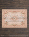 Cocoa Rustic Planks with Rosey Christmas Rug Fabric Floor (WM)