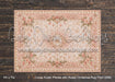 Cocoa Rustic Planks with Rosey Christmas Rug Floor (WM)