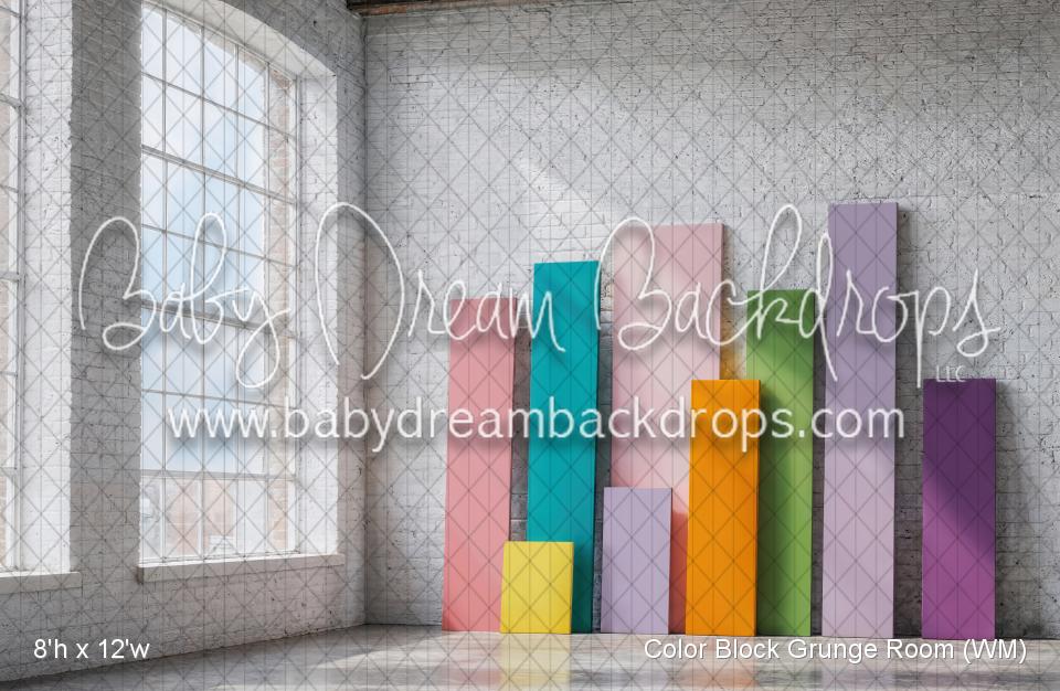 Color Block Grunge Room (WM)