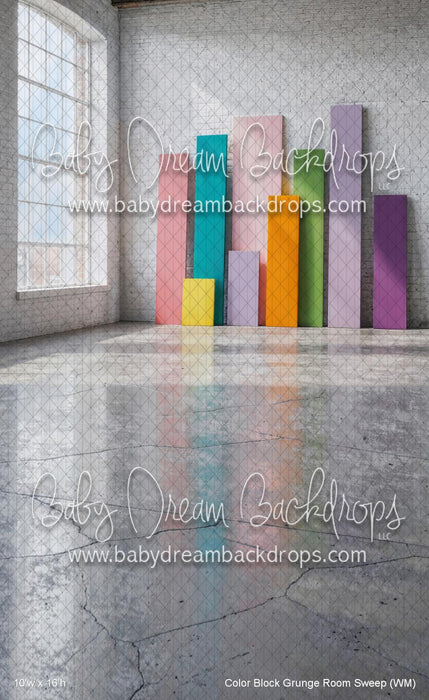 Color Block Grunge Room Sweep (WM)