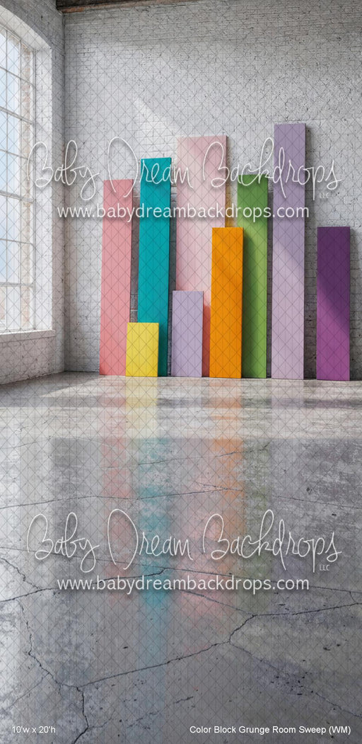 Color Block Grunge Room Sweep (WM)