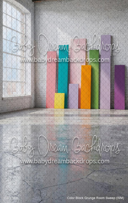 Color Block Grunge Room Sweep (WM)