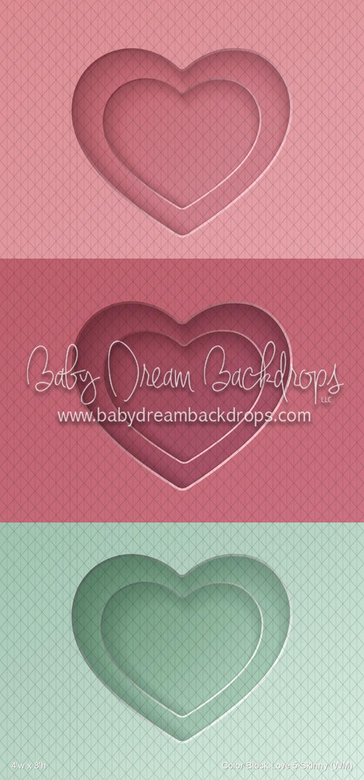 Color Block Love 5 Skinny (WM)