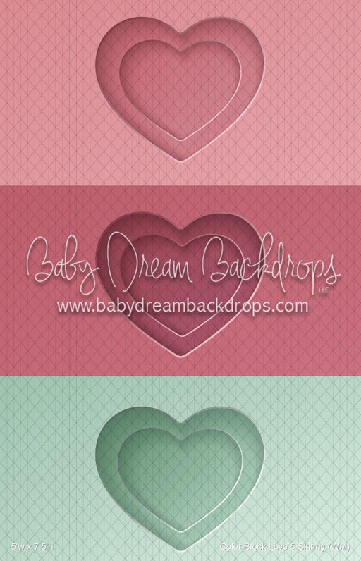 Color Block Love 5 Skinny (WM)