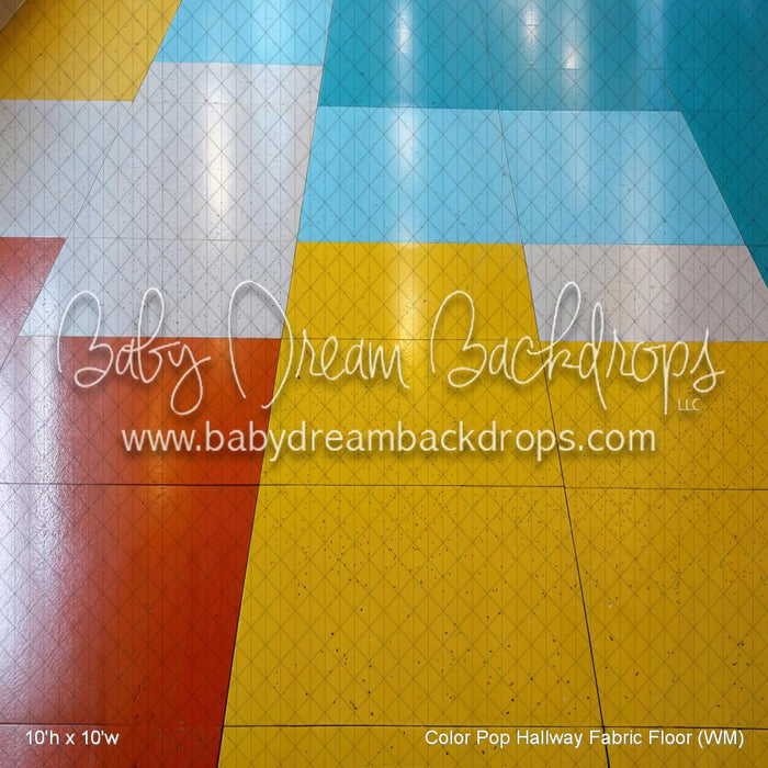 Color Pop Hallway Fabric Floor (WM)