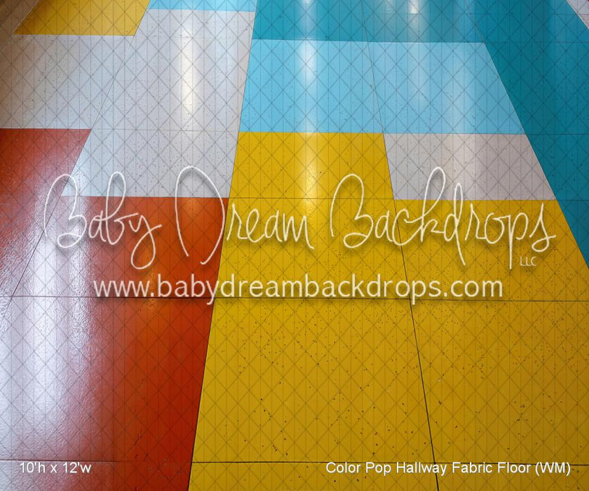 Color Pop Hallway Fabric Floor (WM)
