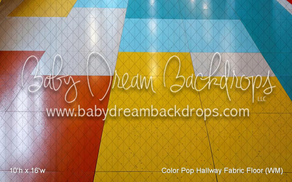 Color Pop Hallway Fabric Floor (WM)
