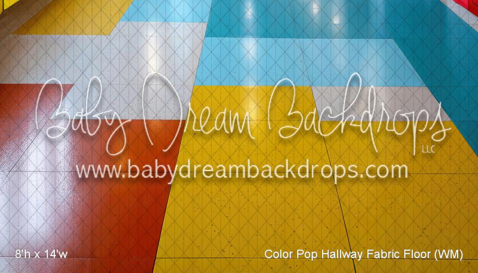 Color Pop Hallway Fabric Floor (WM)