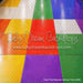 Color Pop Rainbow Hallway Fabric Floor (WM)