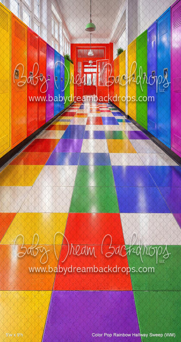 Color Pop Rainbow Hallway Sweep (WM)