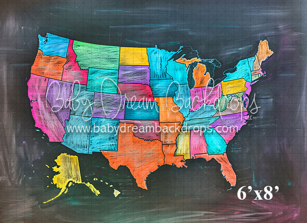 Colored Chalk United States (VR)