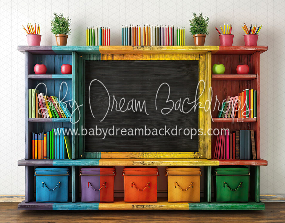 Colorful Cubbies (MD) — Baby Dream Backdrops