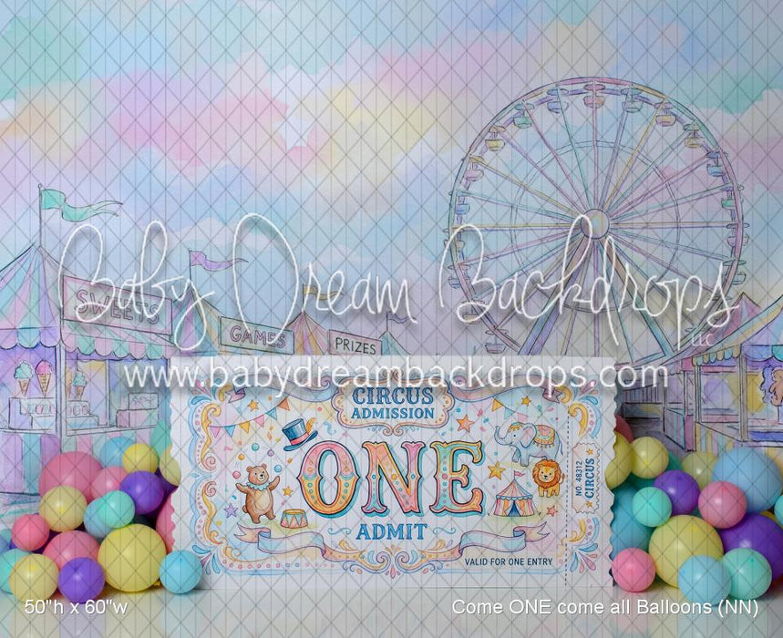 Come ONE come all Balloons (NN)