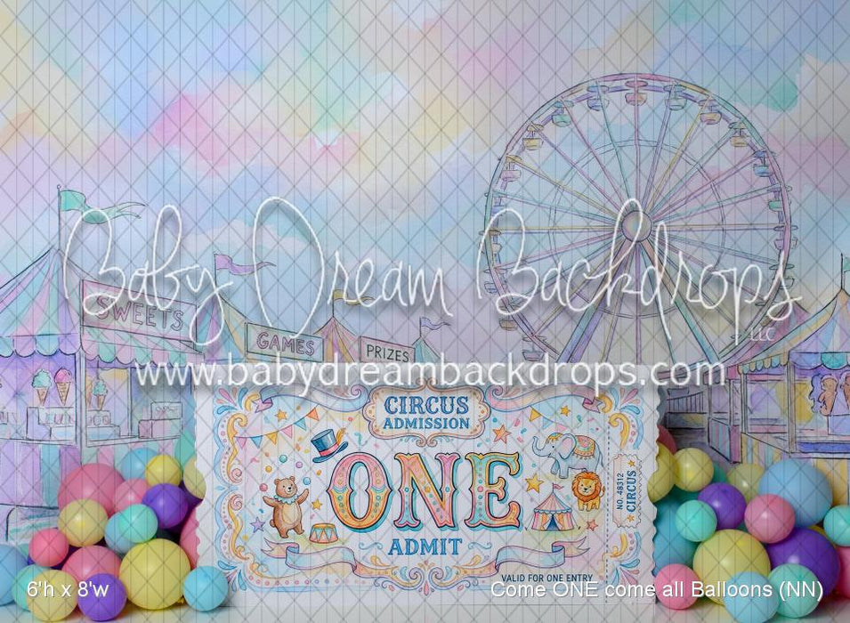 Come ONE come all Balloons (NN)