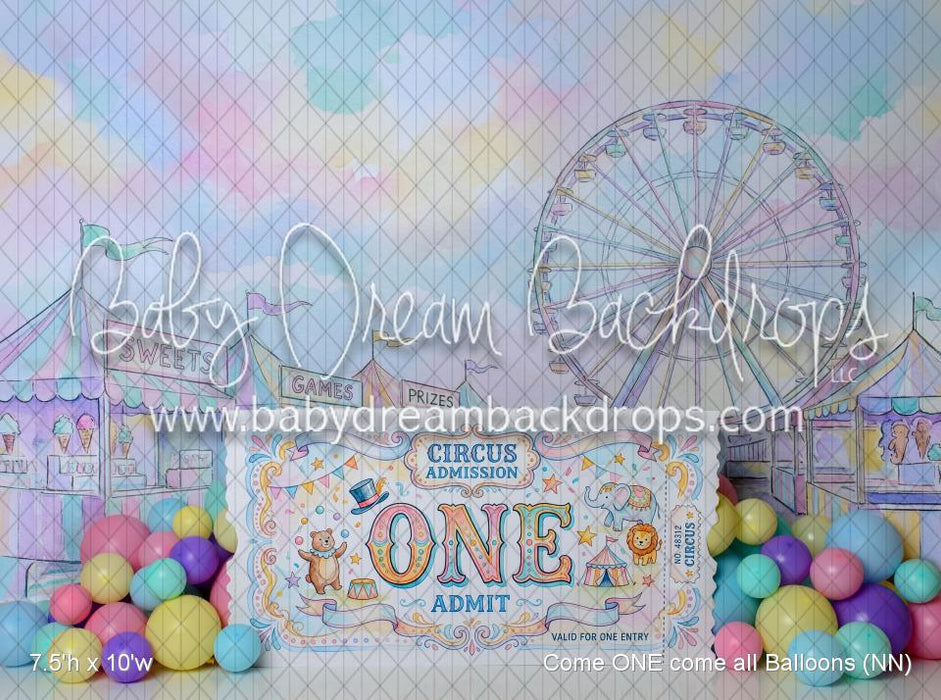 Come ONE come all Balloons (NN)