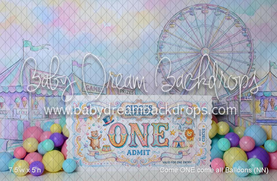 Come ONE come all Balloons (NN)