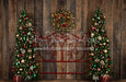 Comfort and Joy Lights Queen Headboard Trees