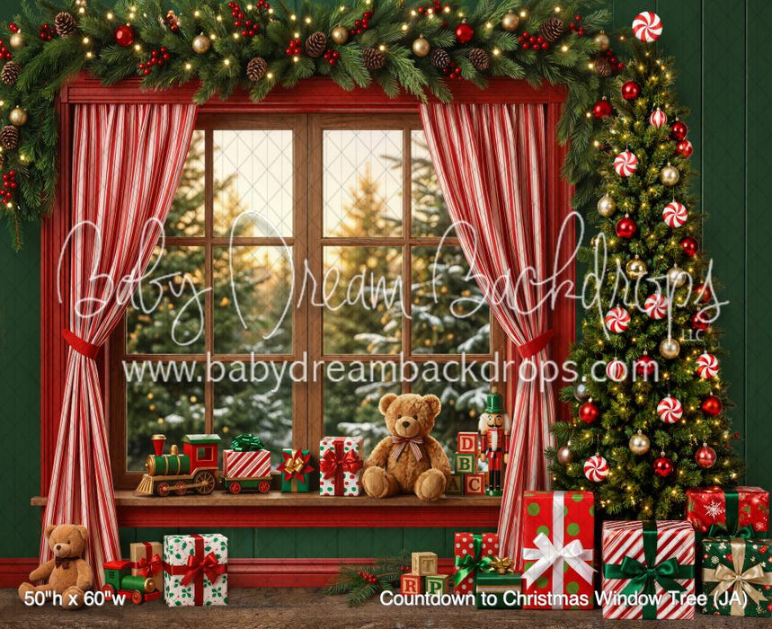 Countdown to Christmas Window Tree (JA)