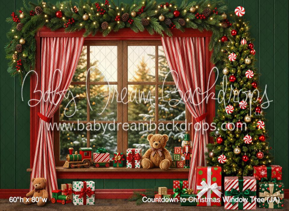 Countdown to Christmas Window Tree (JA)