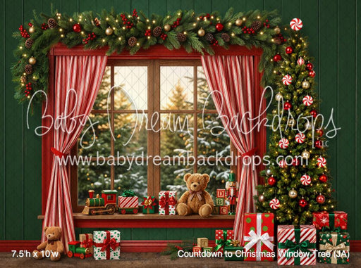 Countdown to Christmas Window Tree (JA)
