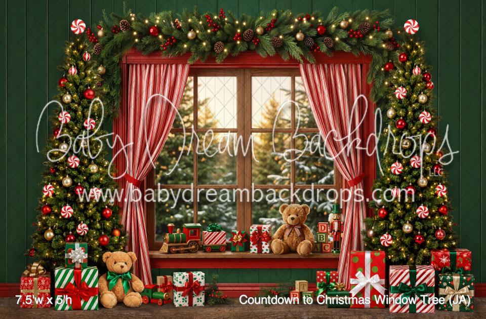 Countdown to Christmas Window Tree (JA)